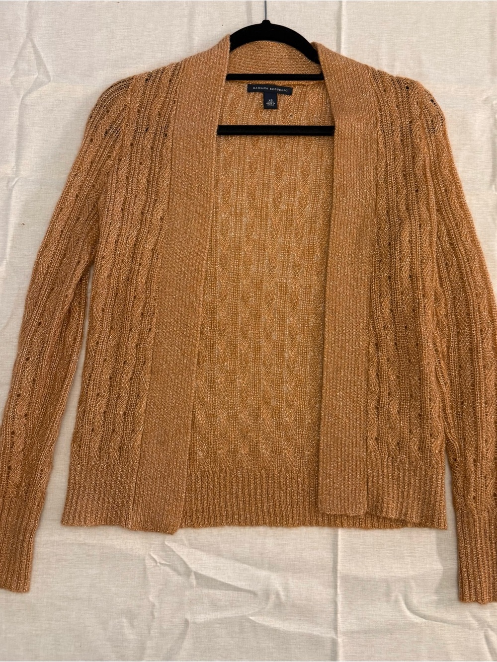 Banana Republic Women's Open-Front Cable Cardigan
